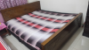 Malaysian wood cot with mattress